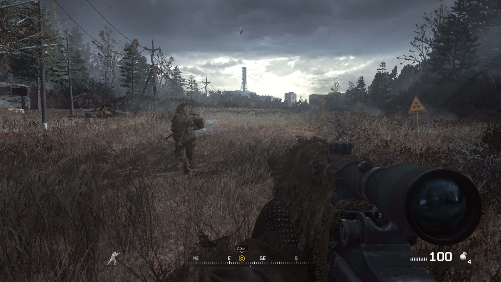 Modern Warfare Stealth Mission Approach Background