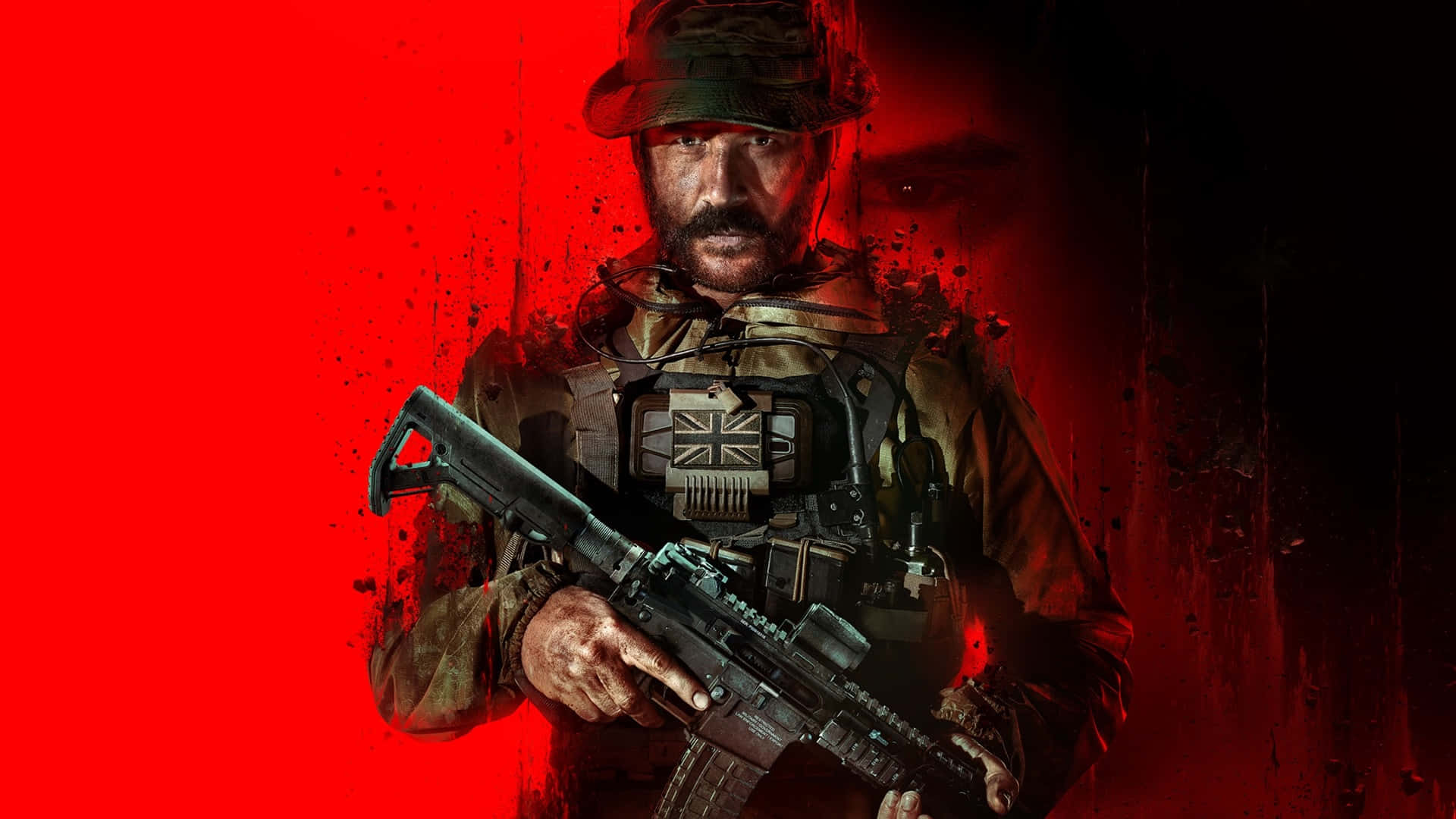 Modern Warfare4 Soldier Red Backdrop.jpg Background