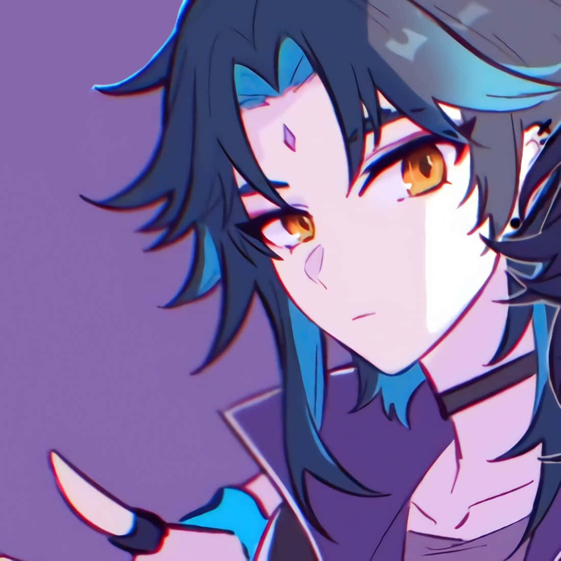 Modern Xiao Pfp Pointing Background