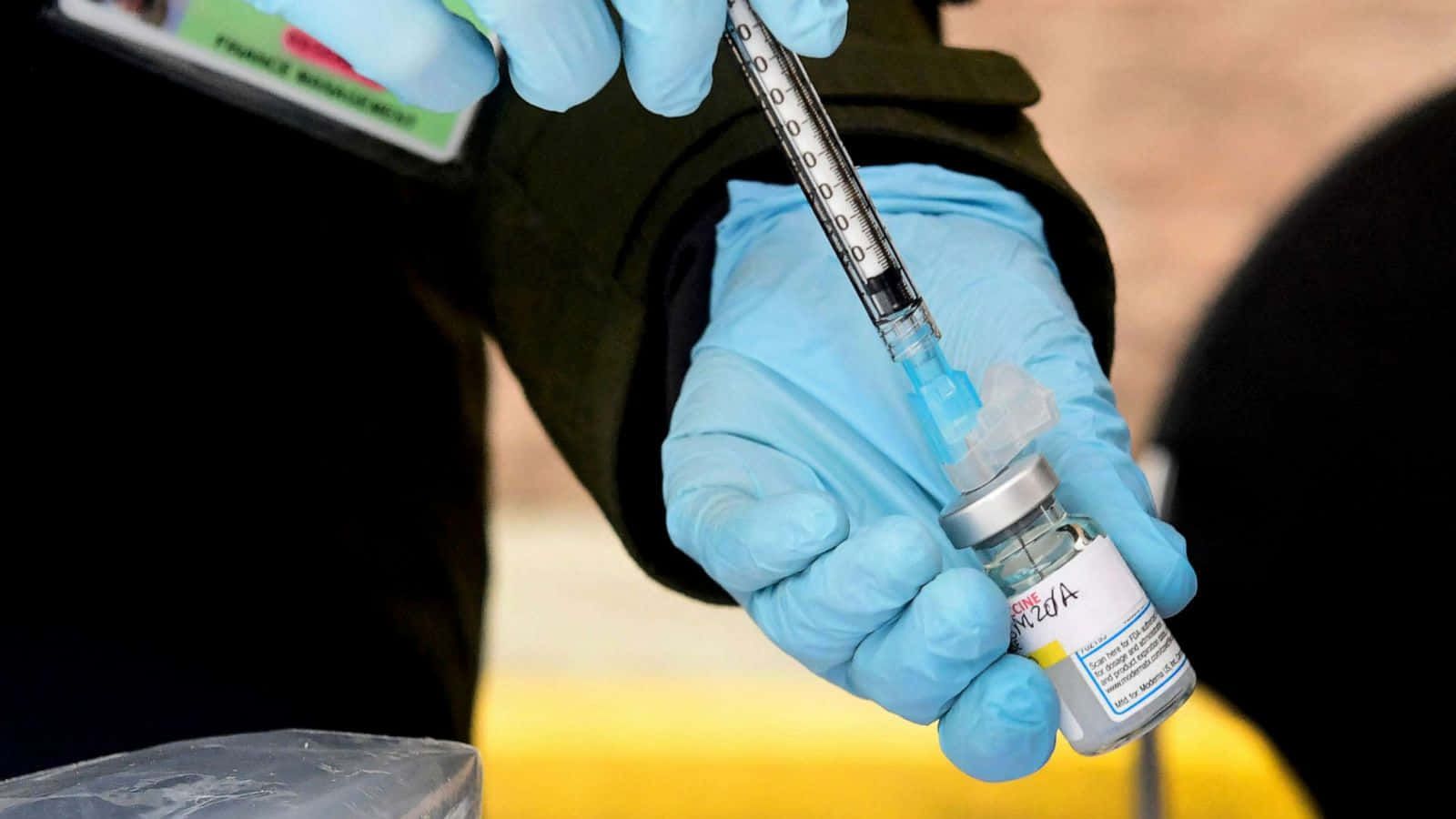 Moderna Covid-19 Vaccine Syringe