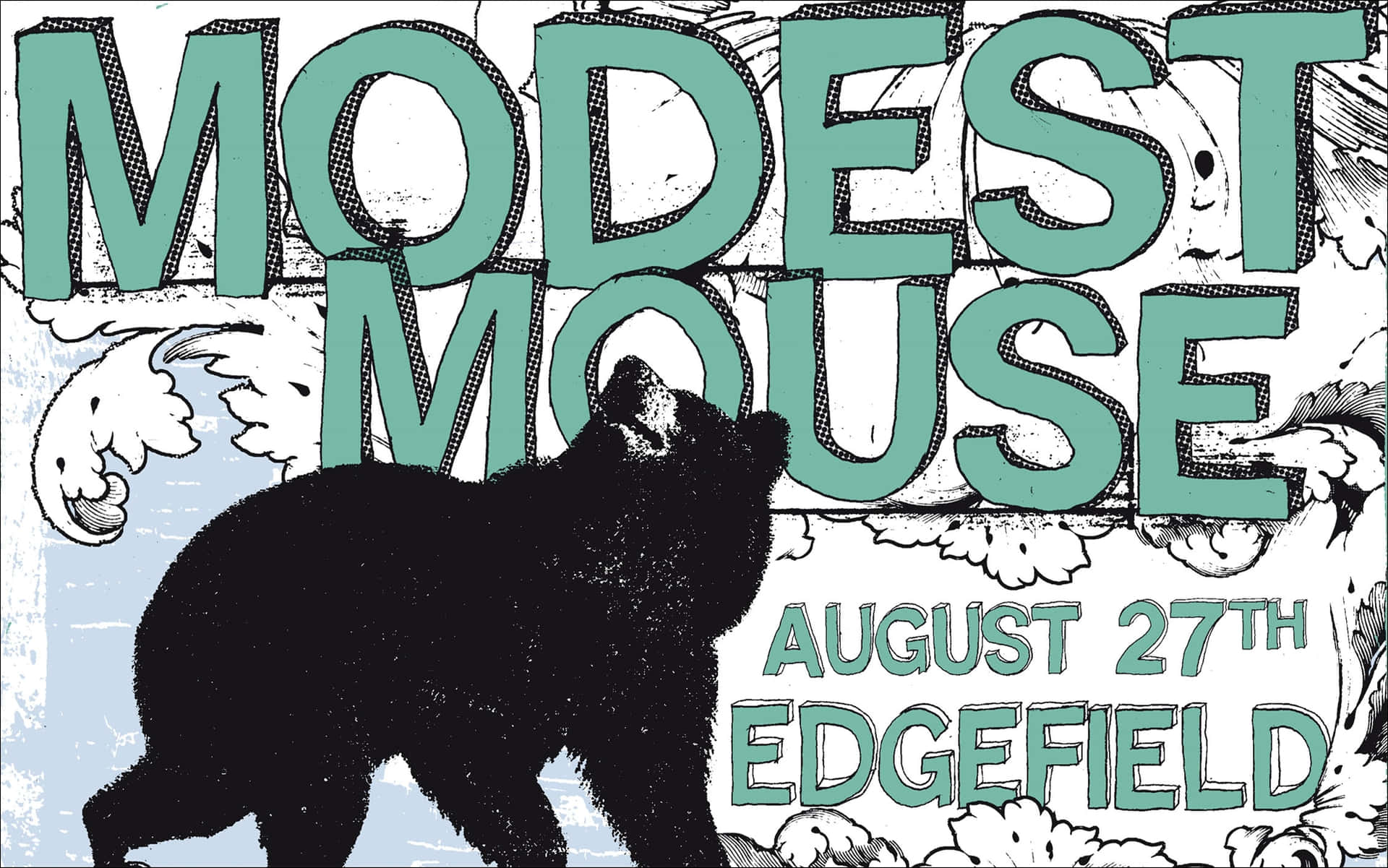Modest Mouse At Edgefield Background