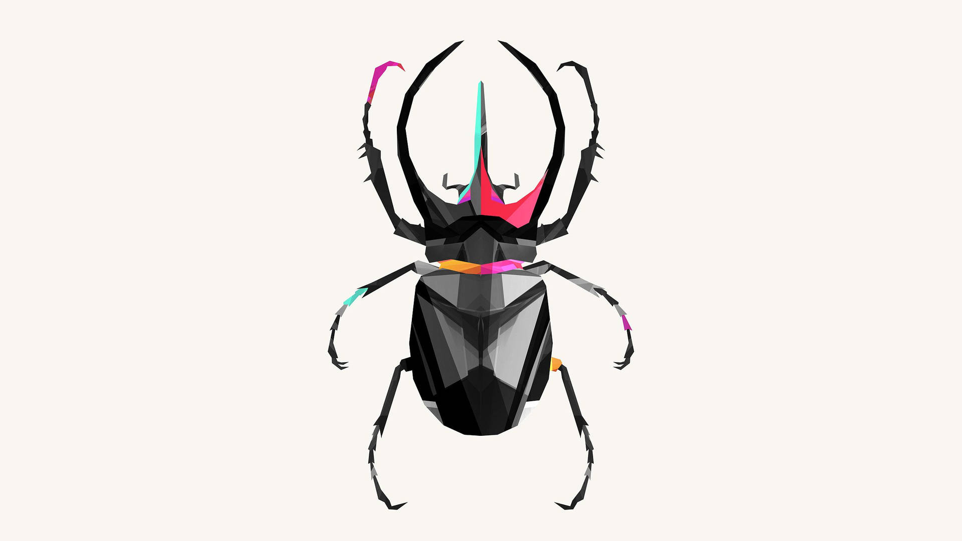 Moellenkampi Beetle Polygon Background