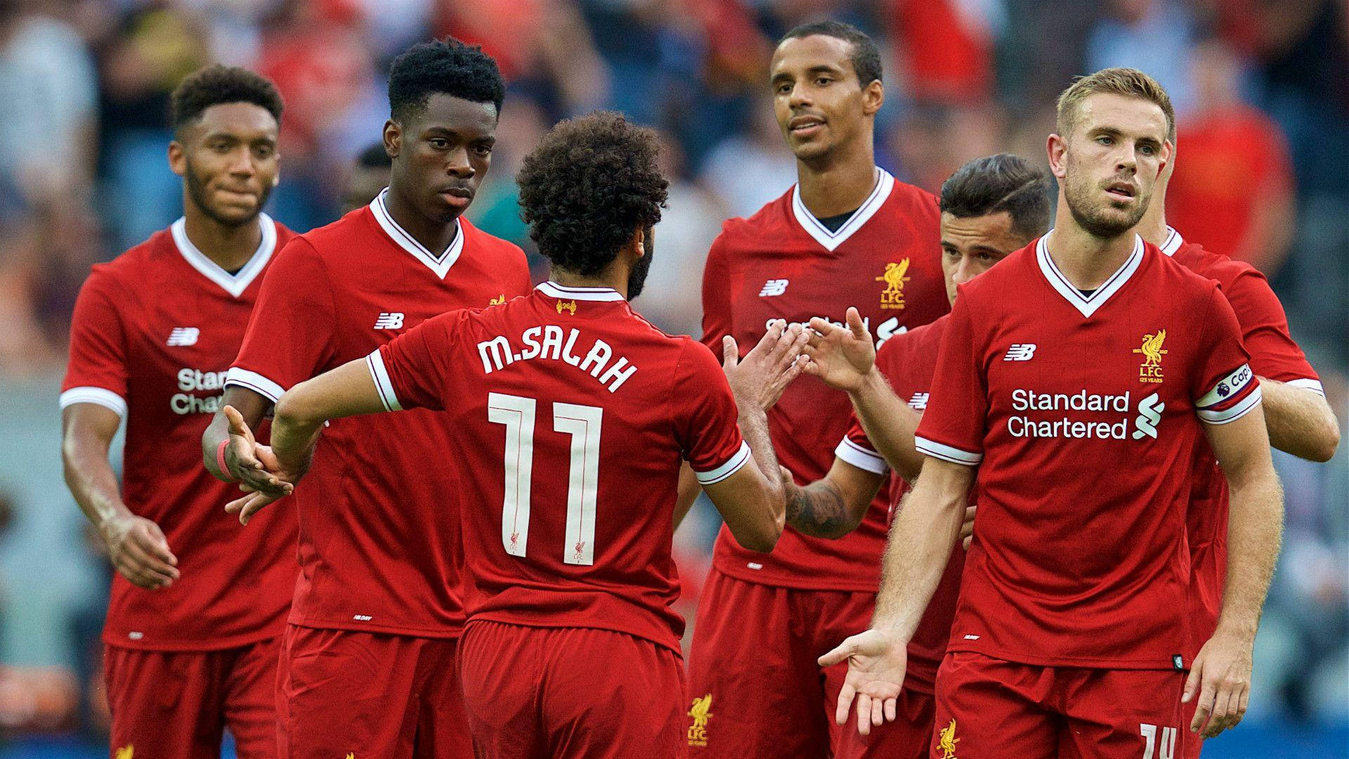 Mohamed Salah And Liverpool Team