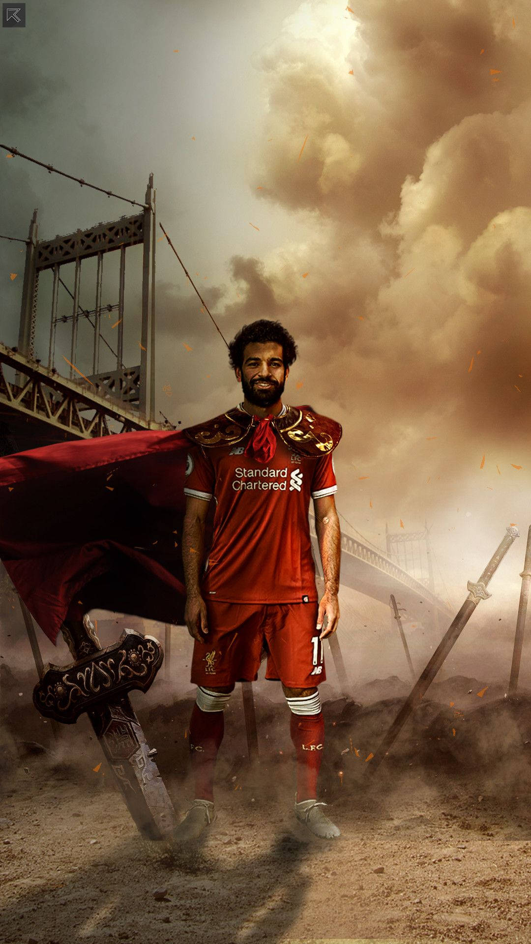 Mohamed Salah — Liverpool's Premier League Hero Background