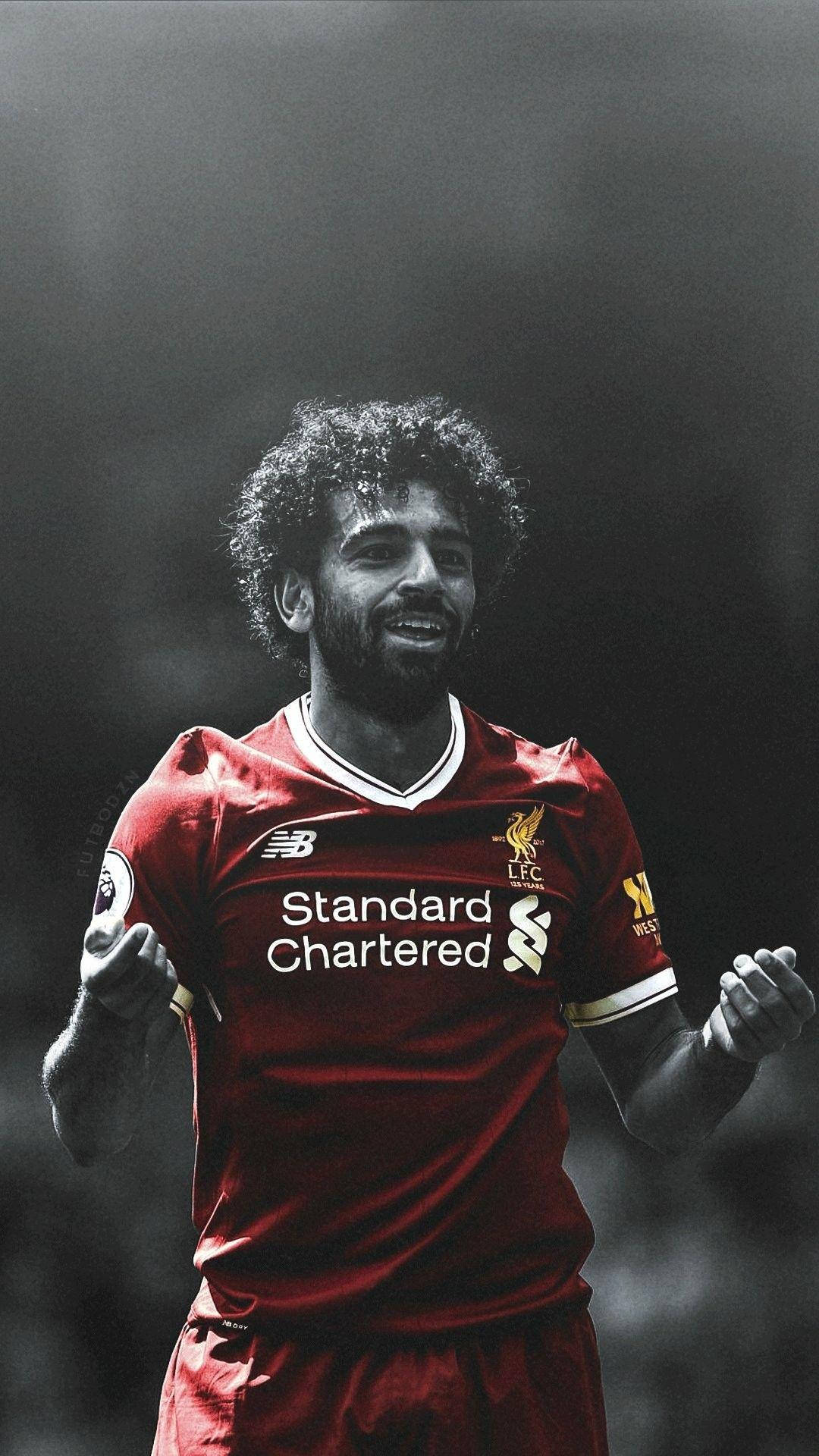 Mohamed Salah Monochrome Red