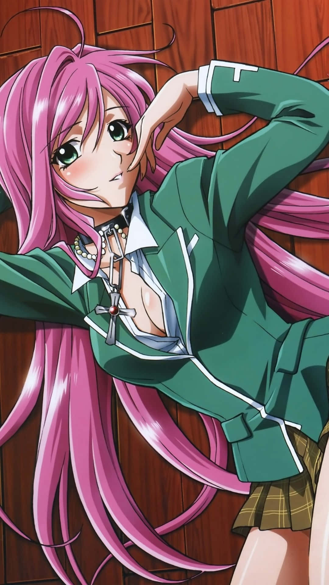 Moka Akashiya From Rosario Vampire