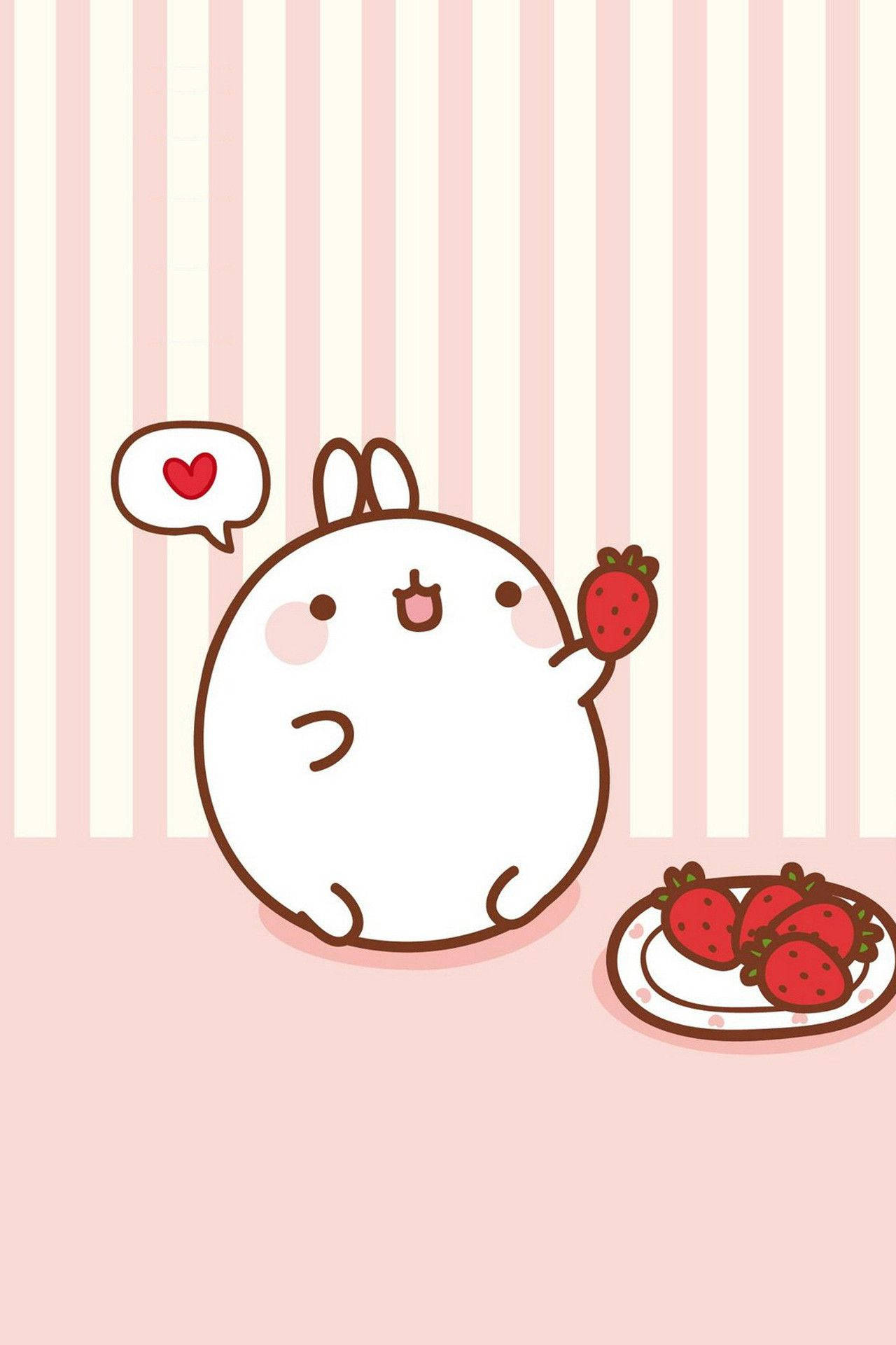 Molang Cute Tablet Background