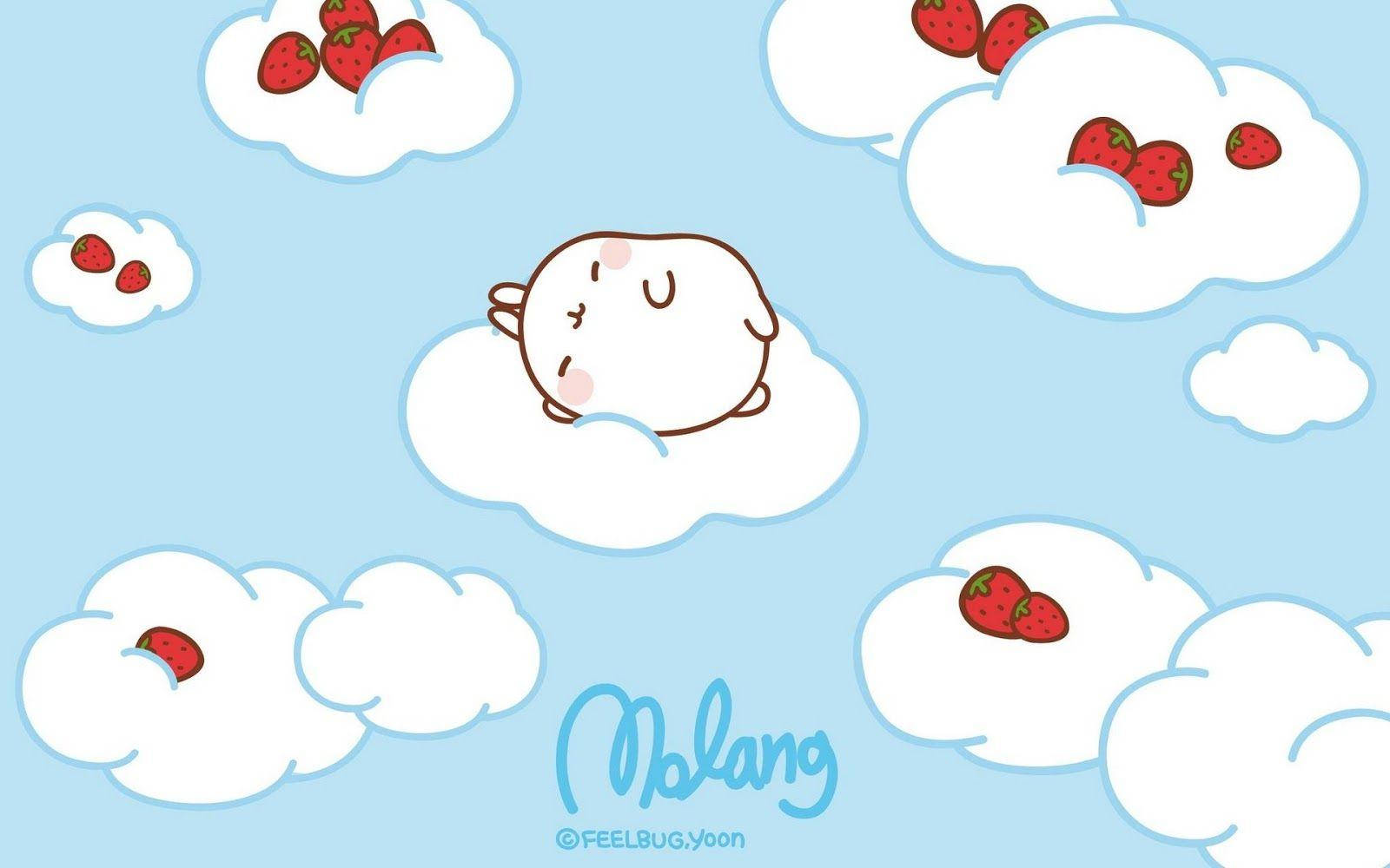 Molang On A Cloud