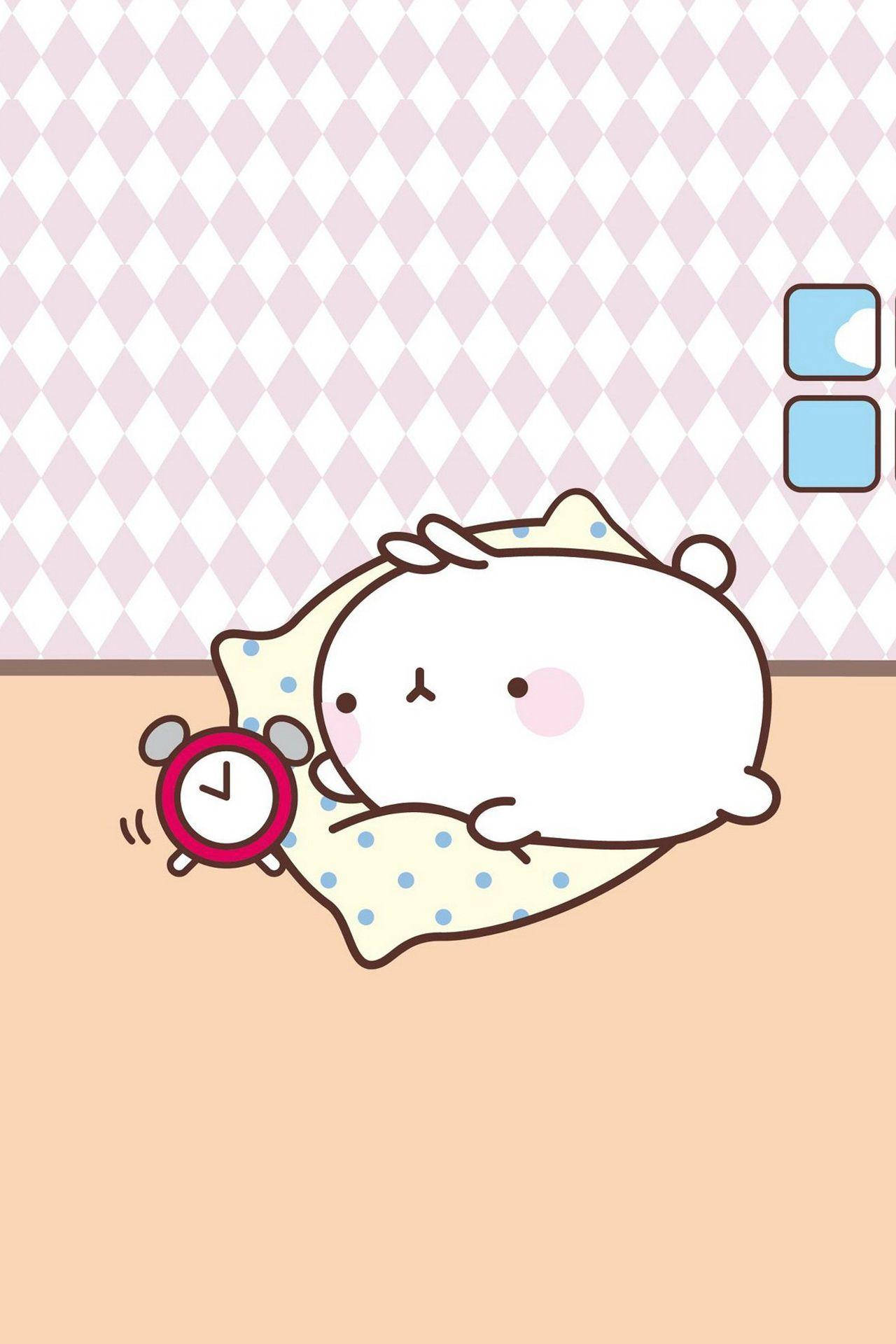 Molang Setting The Alarm Background