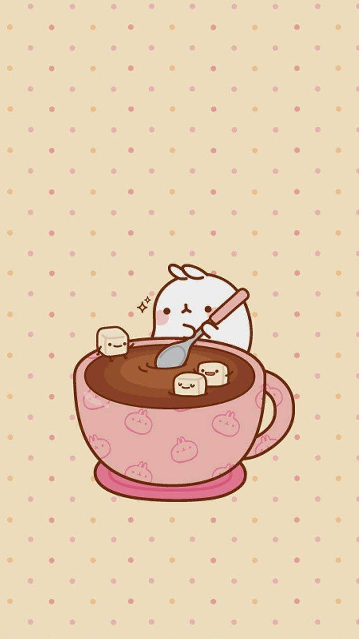 Molang Stirring Hot Cocoa