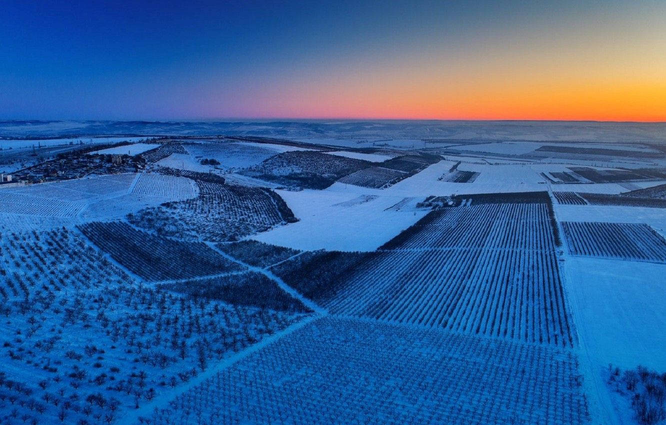 Moldova Balkan Winter Background