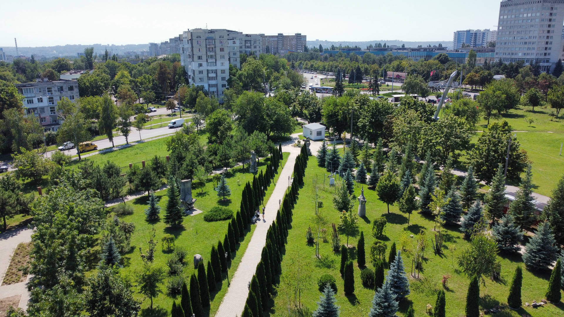 Moldova Chișinău City Park Background