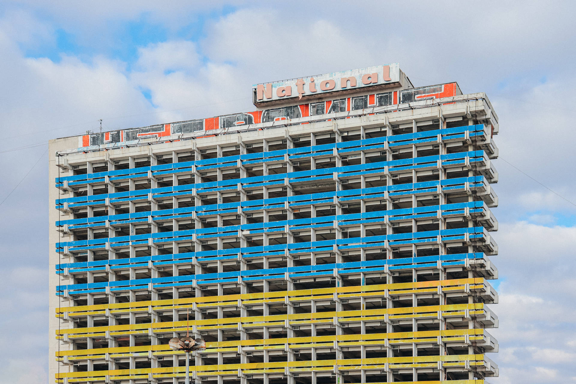 Moldova Chișinău Colorful Building Background