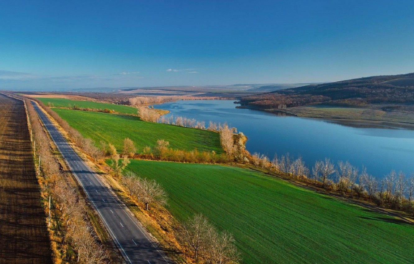 Moldova Dnister River Background