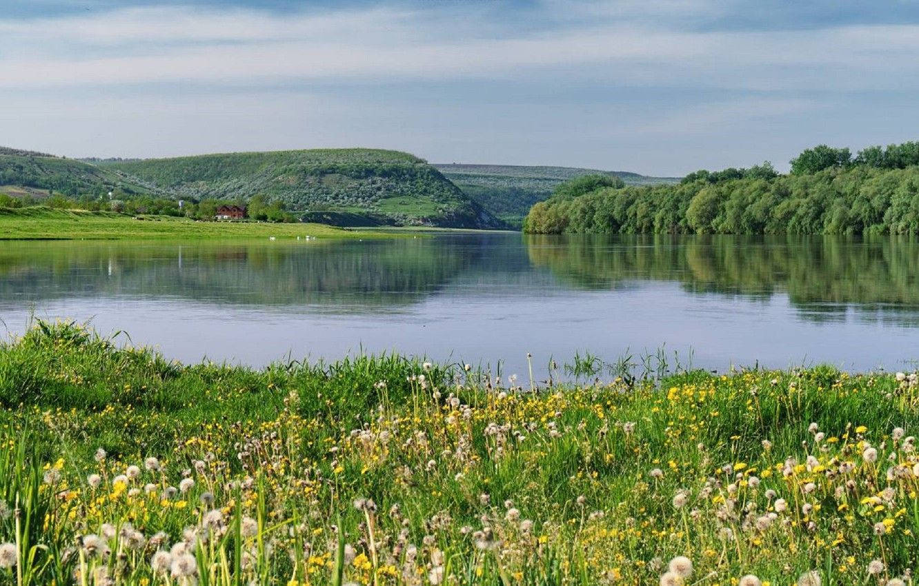 Moldova Ghidighici Reservoir Background