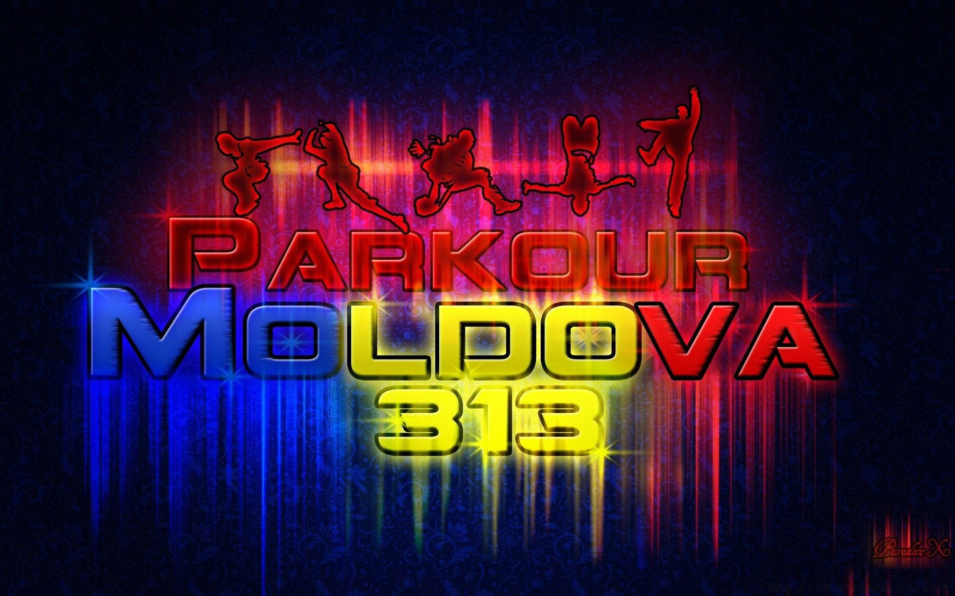 Moldova Parkour Logo Background