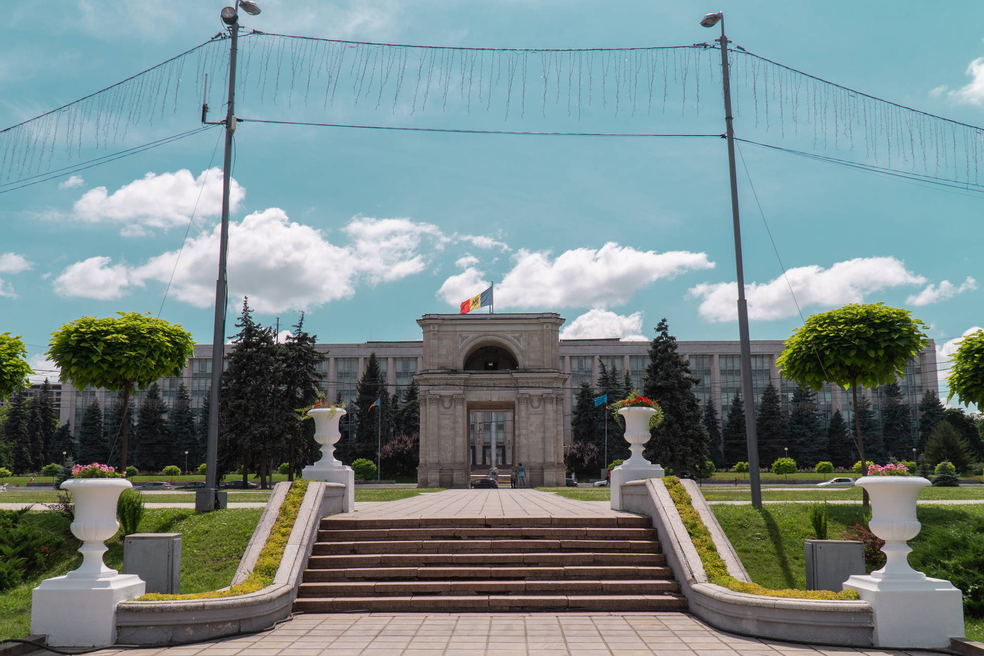 Moldova Triumphal Arch Background