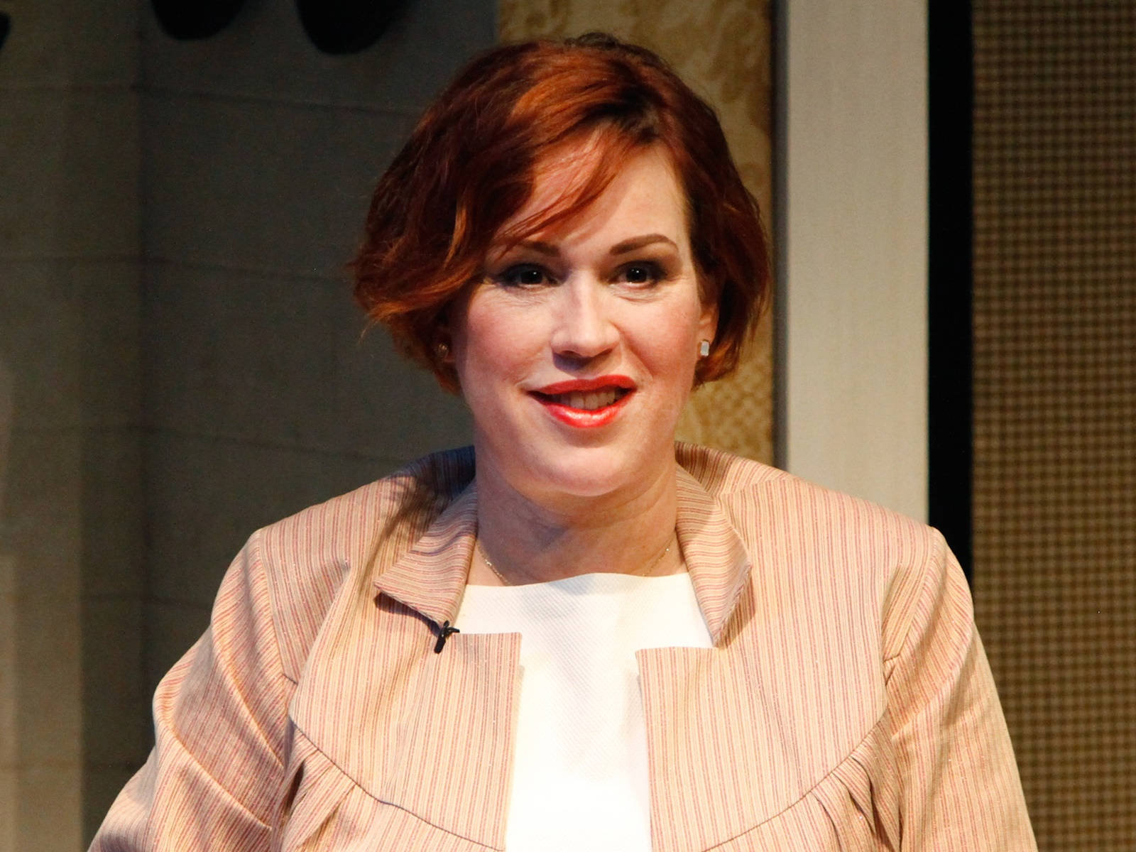 Molly Ringwald Confused Look Background