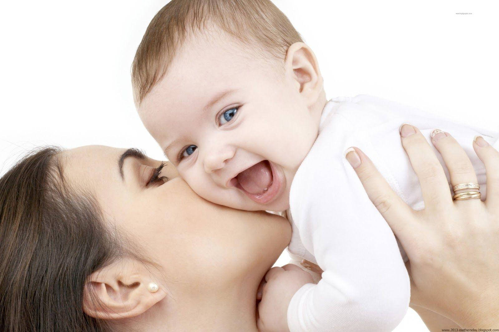 Mom And Son Kissing Cheek