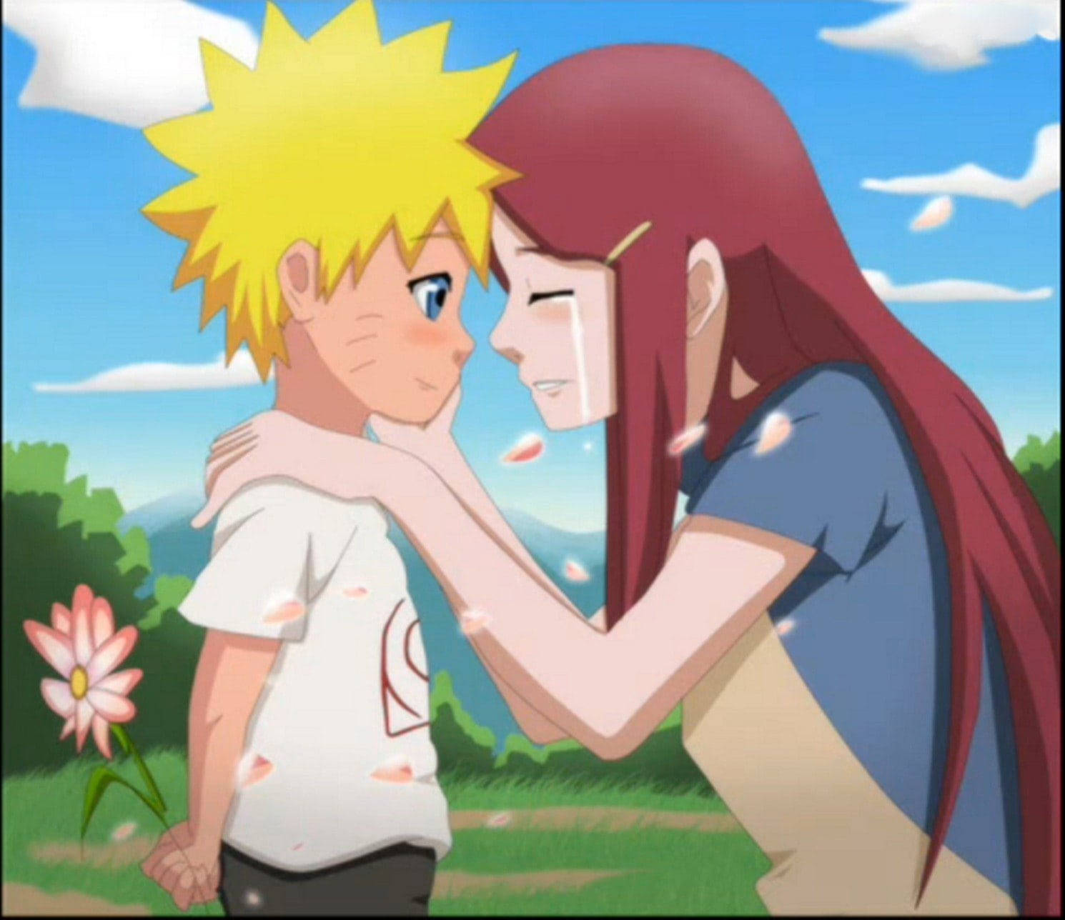 Mom And Son Naruto Anime Background