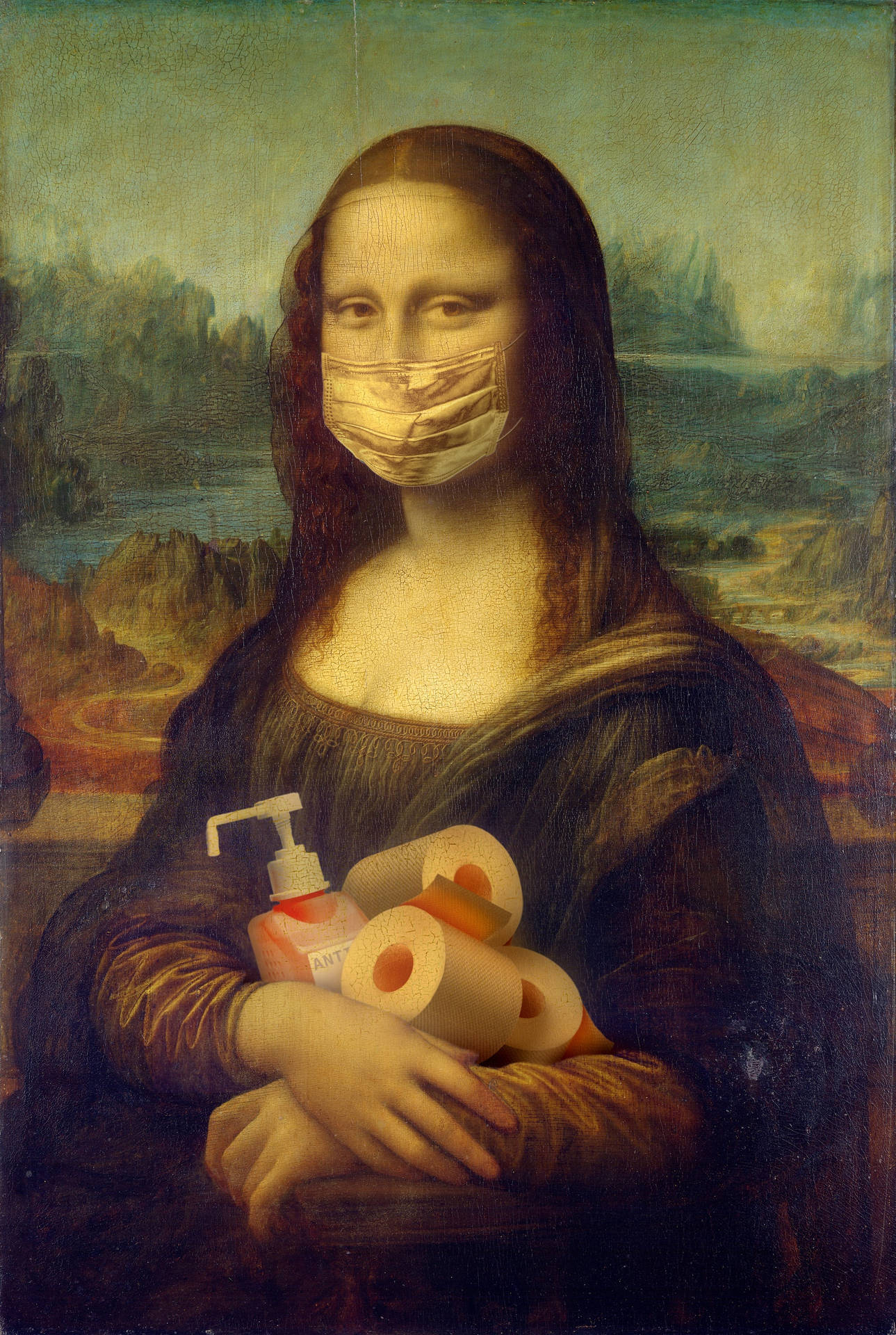 Mona Lisa | Corana Virus Phone