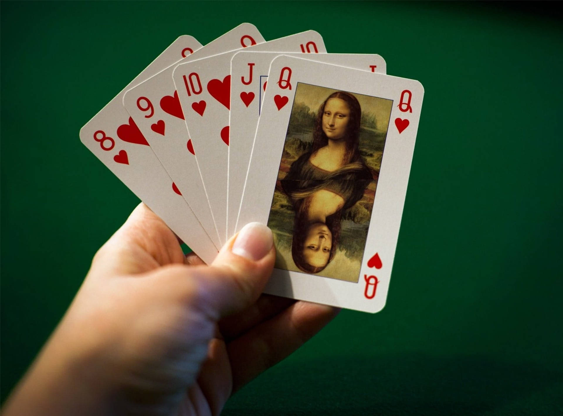 Mona Lisa Poker Background