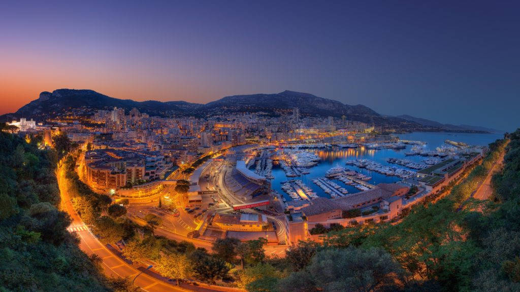 Monaco City Harbor 4k Desktop Background
