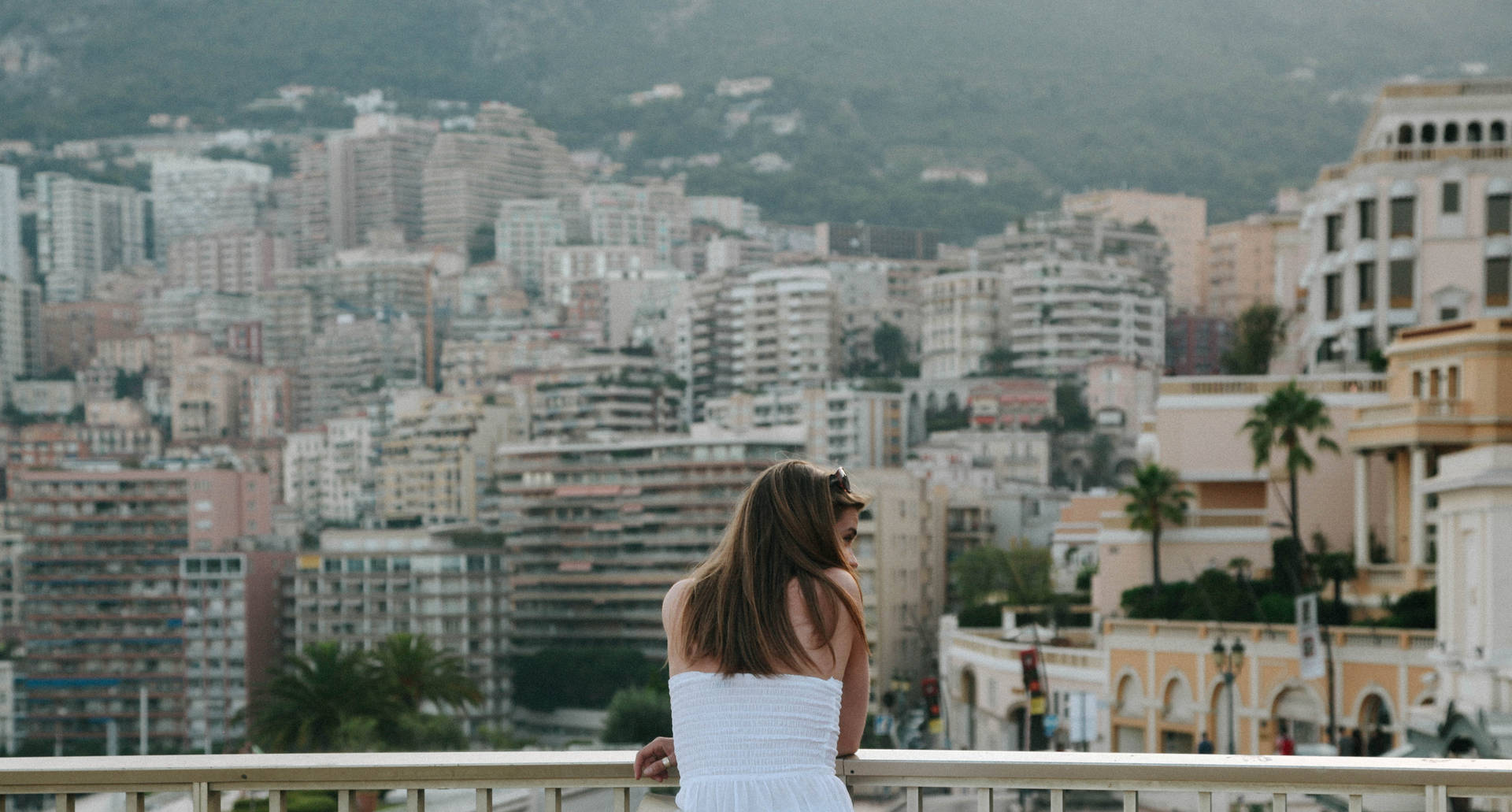 Monaco From A Balcony Background