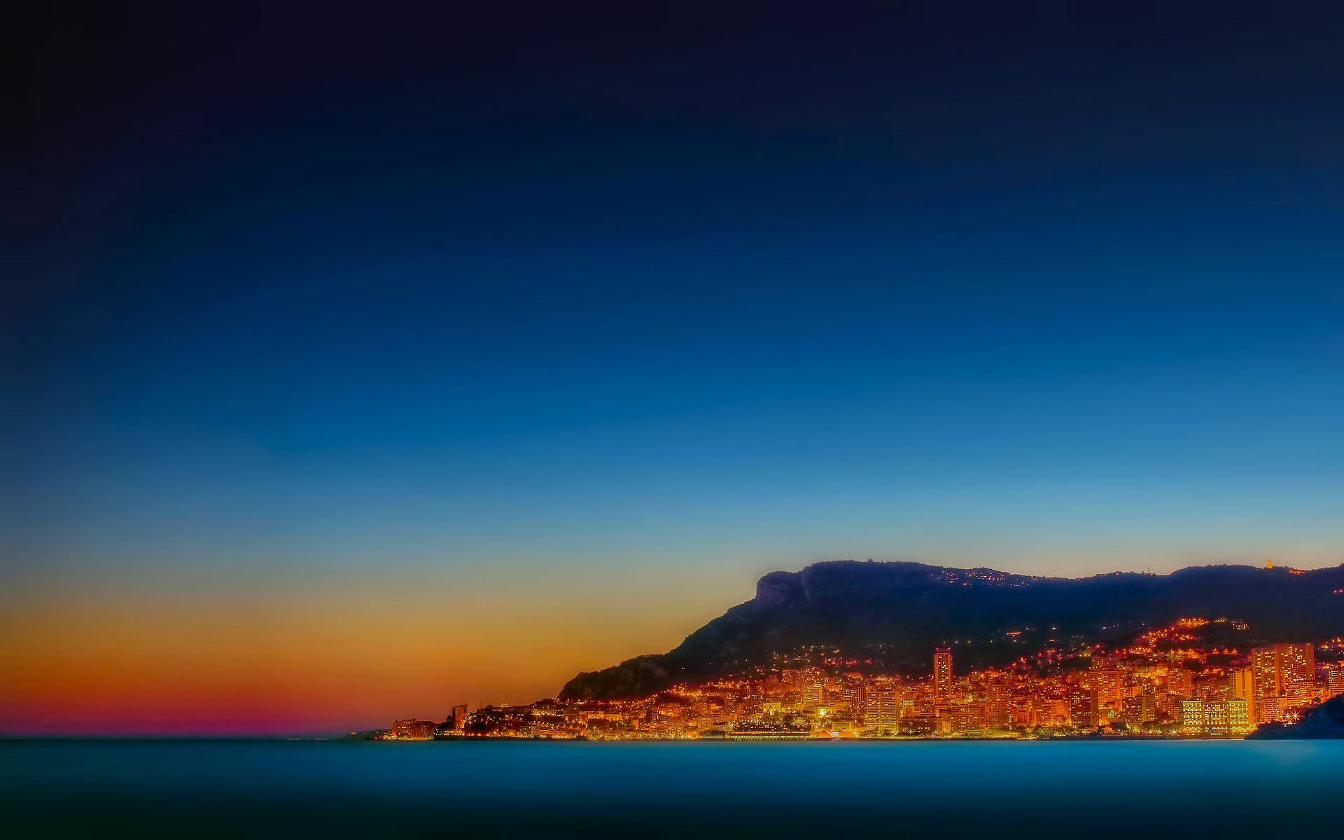 Monaco From Afar Background