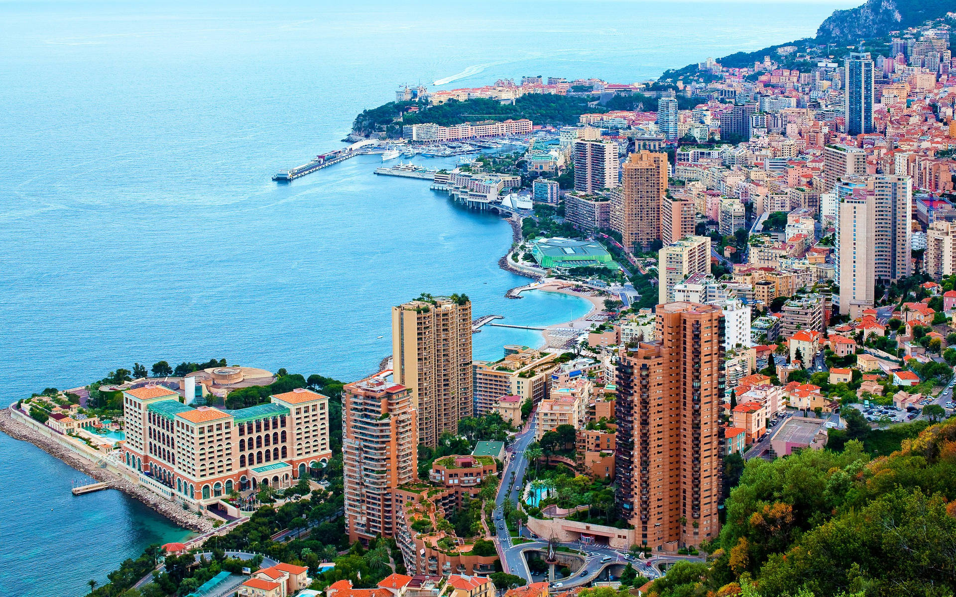 Monaco In Daylight Background