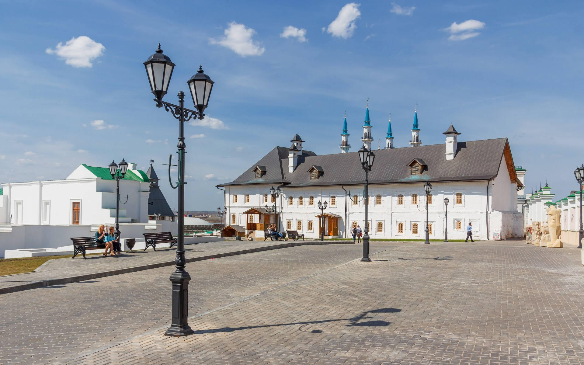 Monastery In Kazan Russia Background