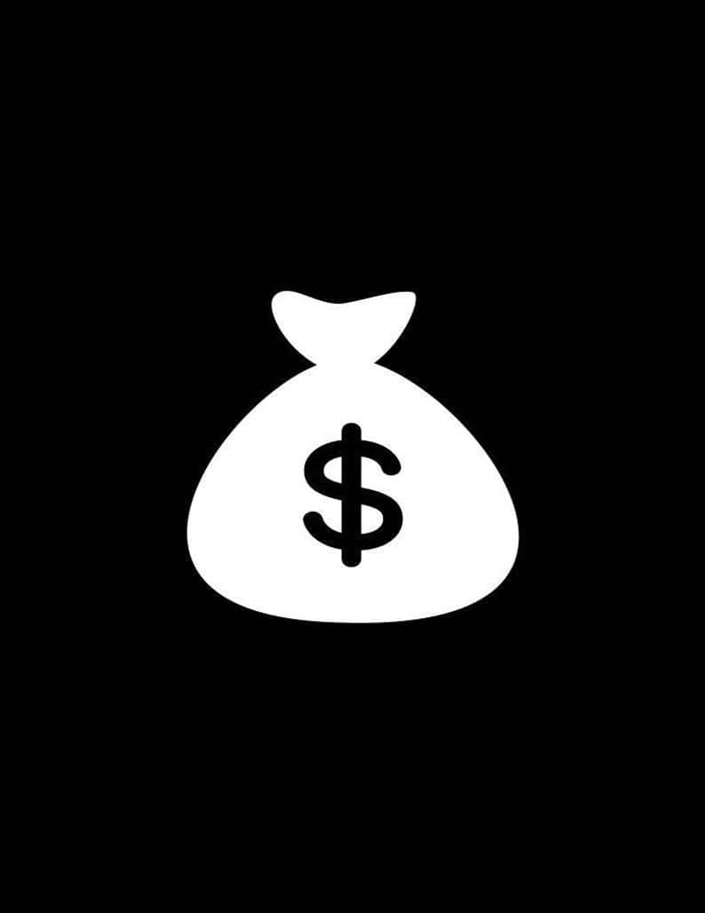 Money Bag Dollar Sign Graphic Arts Background