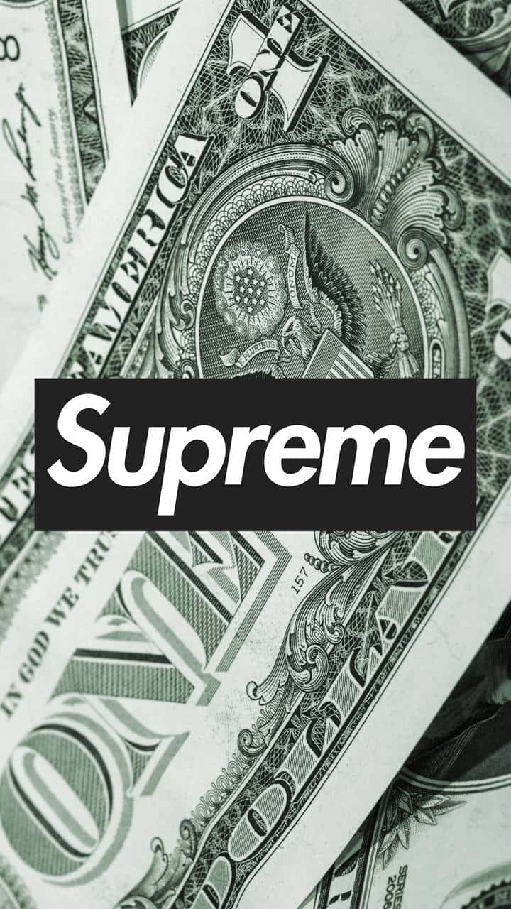 Money Bag Supreme Closeup Dollar Bill