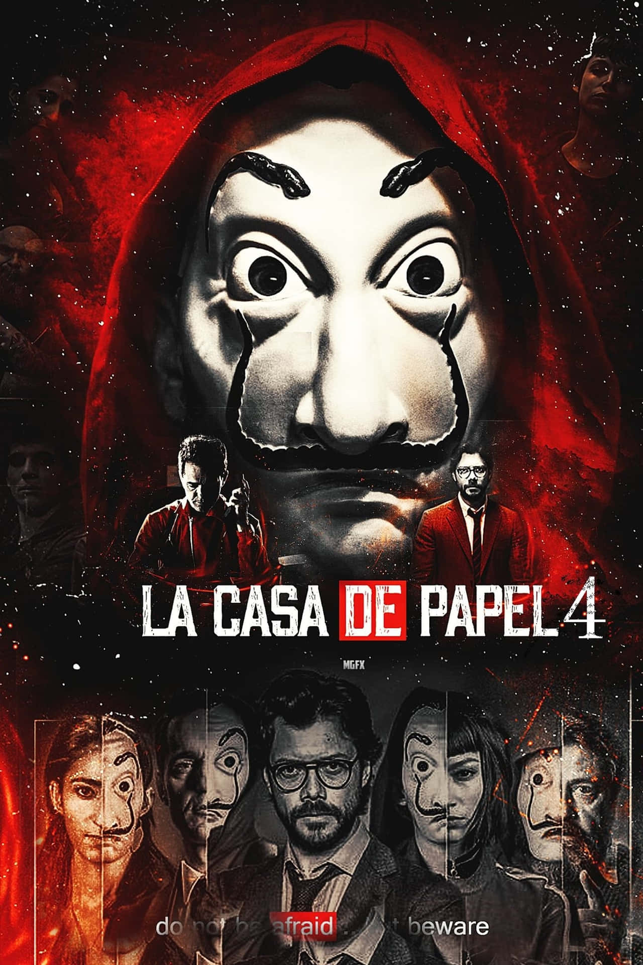 Money Heist Cast Poster