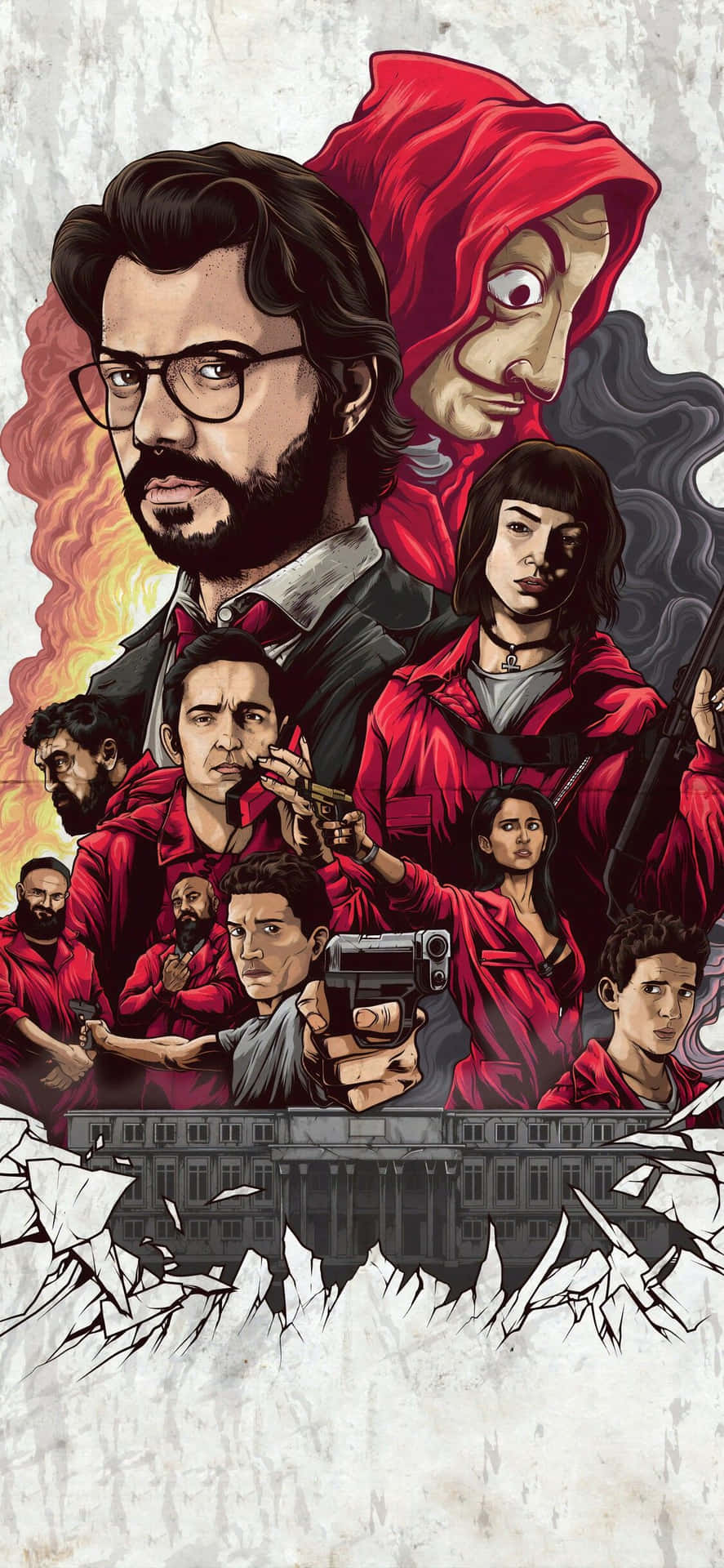 Money Heist Cast Poster