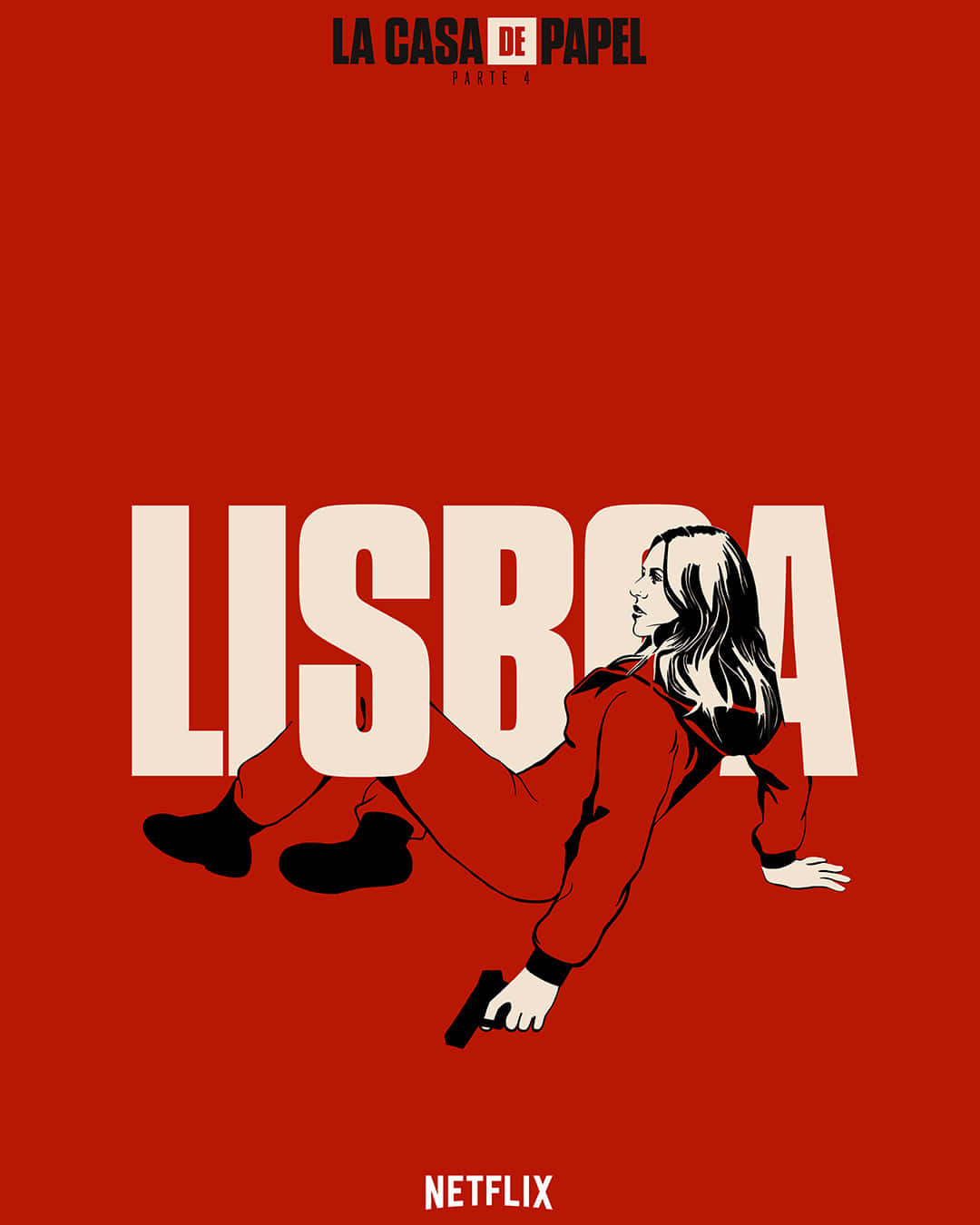 Money Heist Lisbon Poster Background