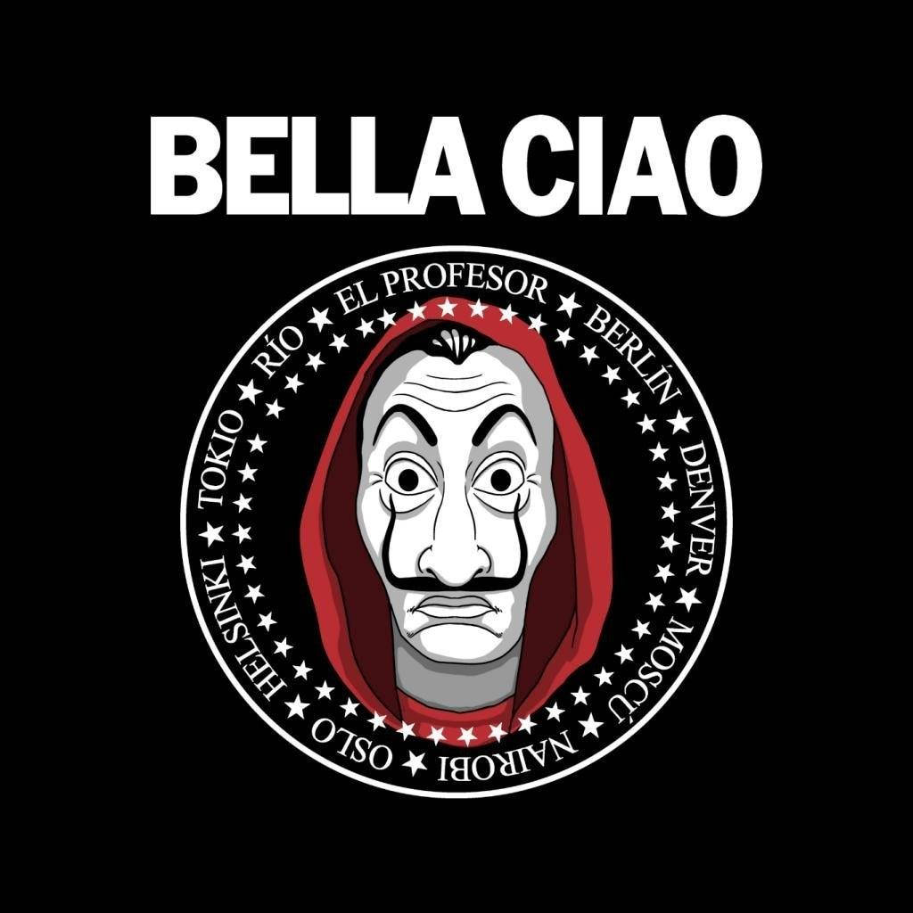 Money Heist Mask Bella Ciao Background