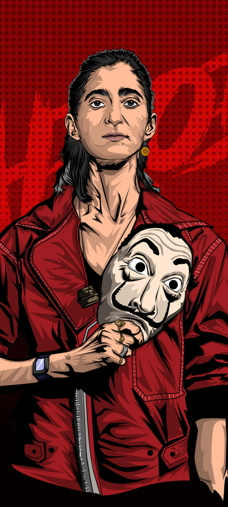 Money Heist Nairobi Poster Background