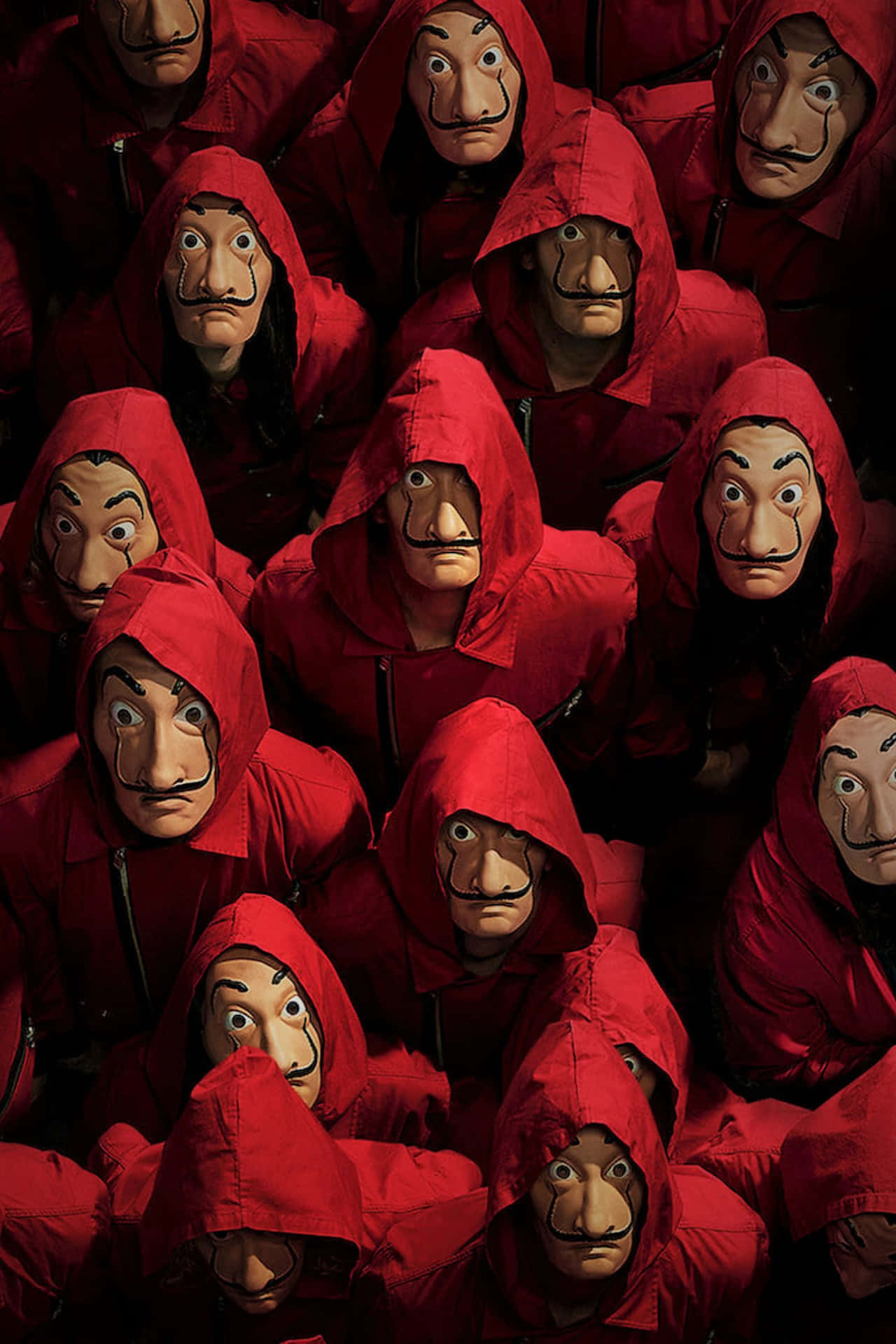 Money Heist Poster Art Background