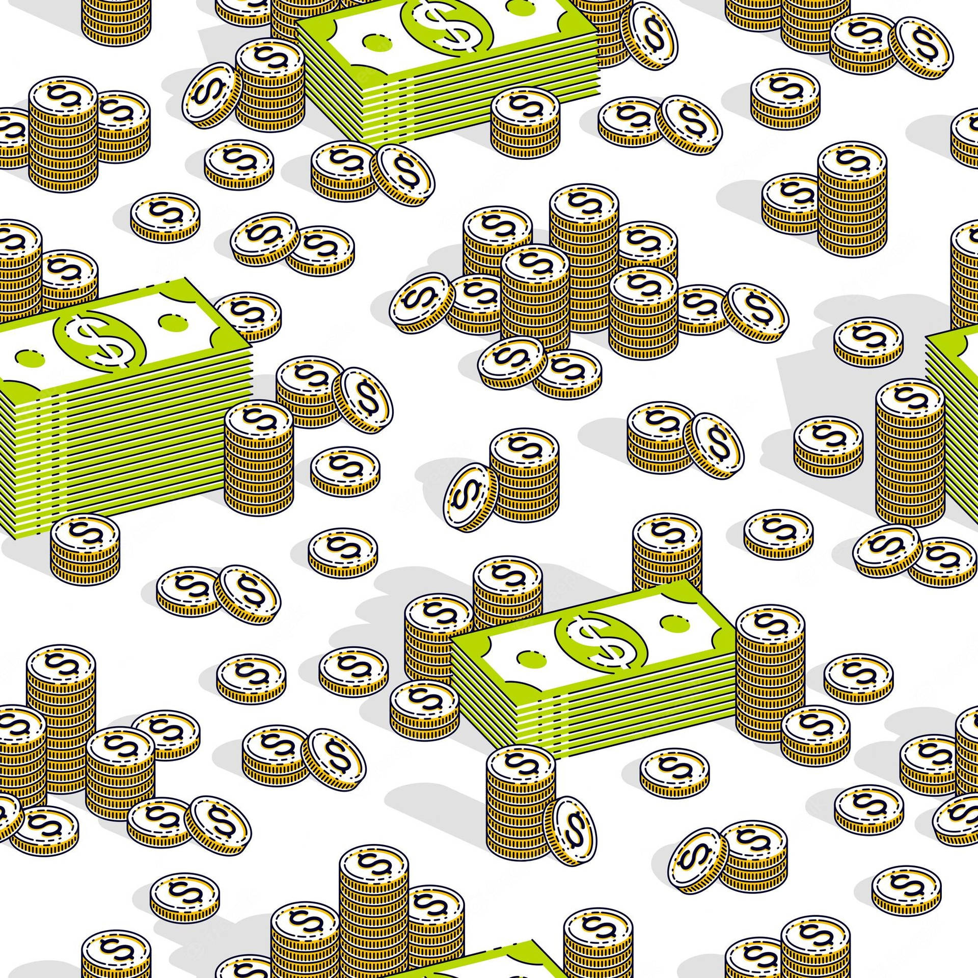 Money Sign Illustration Background