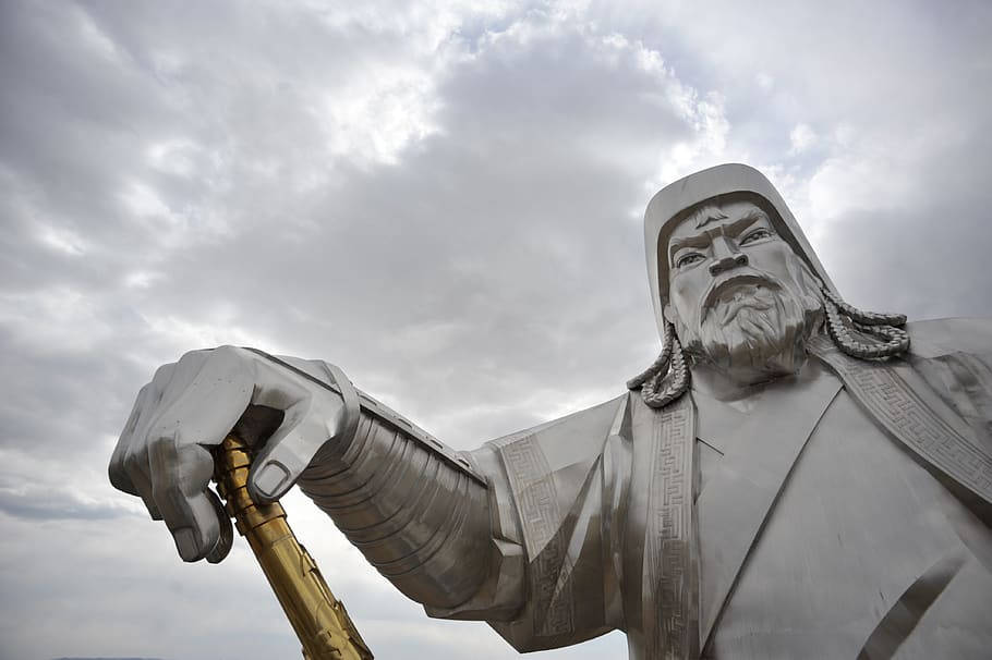 Mongolias Temujin Statue