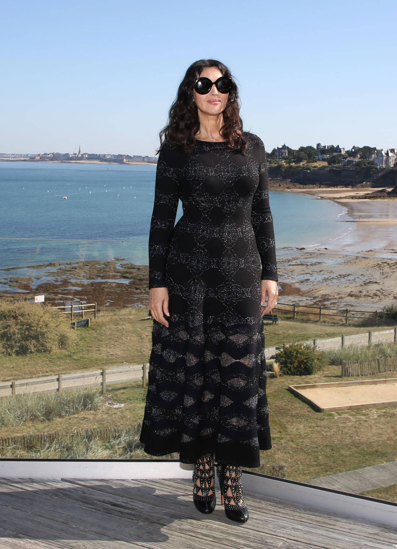 Monica Bellucci 29th Dinard Film Festival's Jury Photocall Background