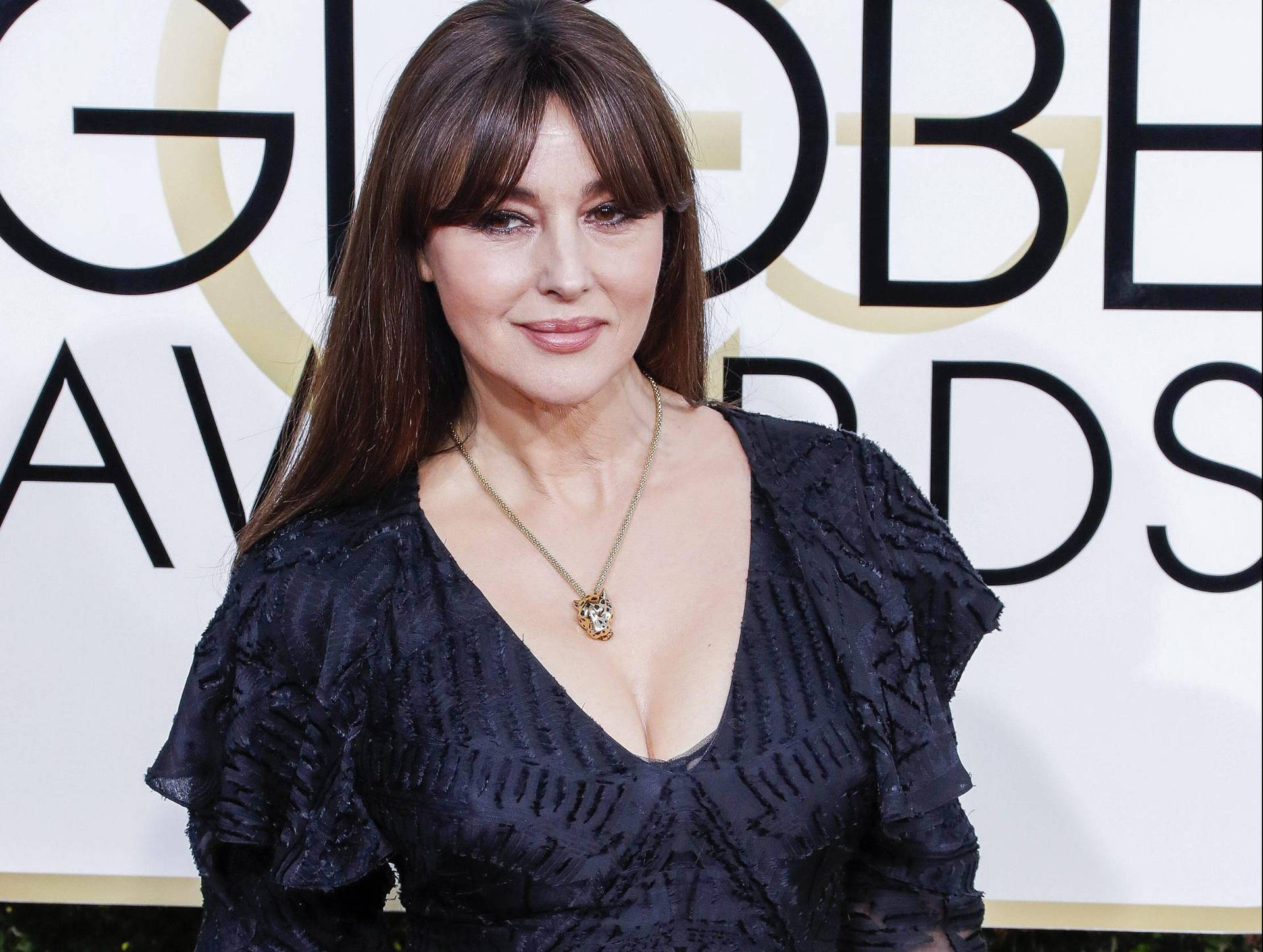 Monica Bellucci Golden Globe Awards Background