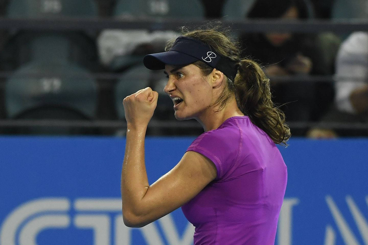 Monica Niculescu Clenched Fist Side View Background