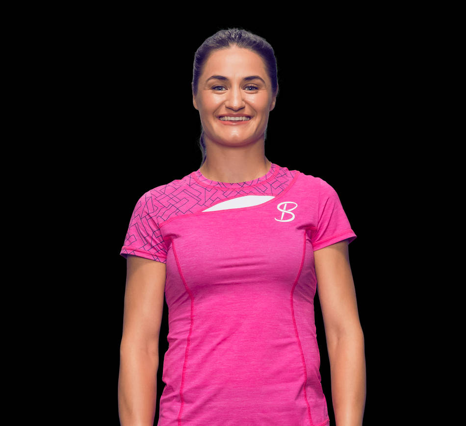 Monica Niculescu With White Background Background