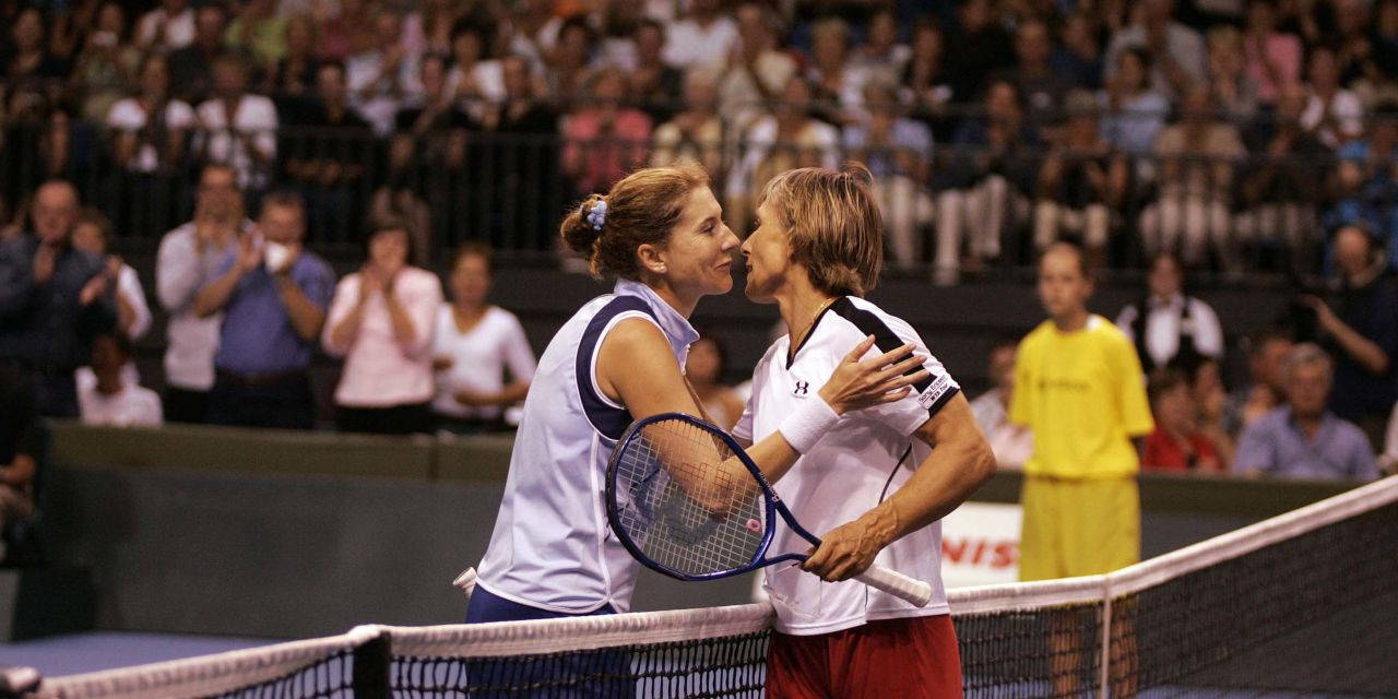 Monica Seles And Martina Navratilova Background