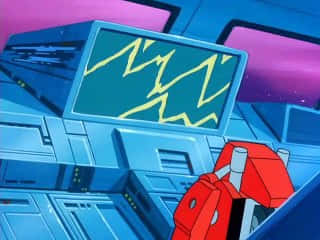 Monitor In Challenge Of The Gobots Background