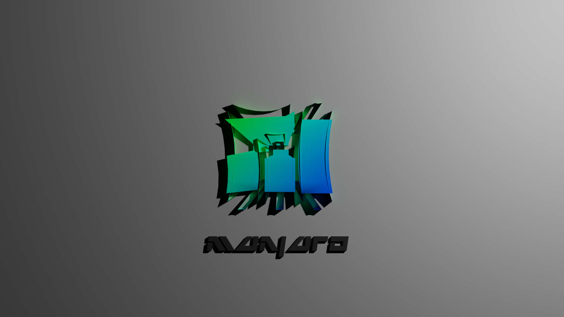 Monjaro Logo Gray Background Gradient Background