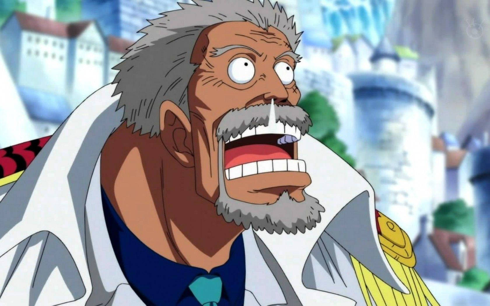 Monkey D Garp Surpised Reaction