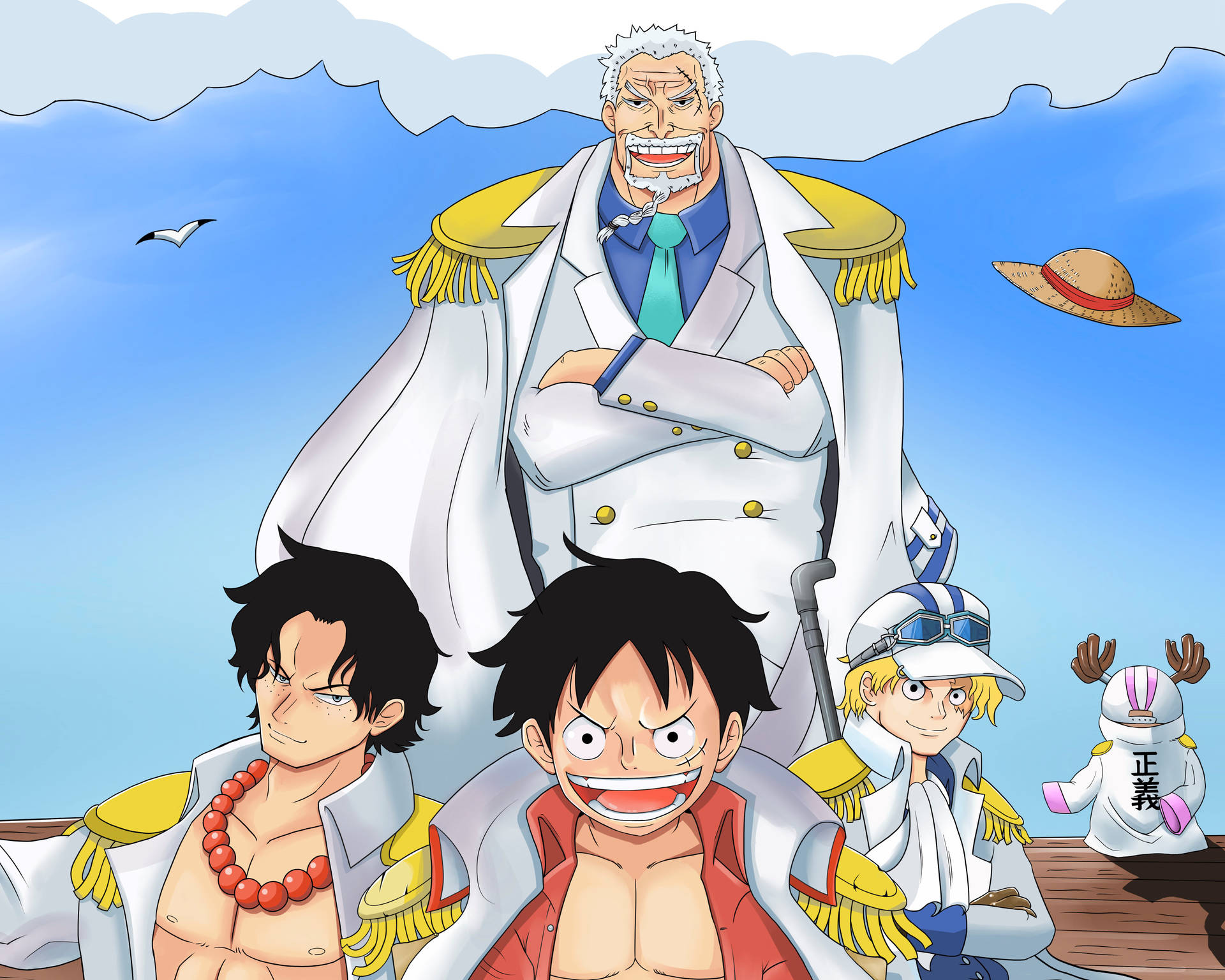 Monkey D Garp, The Hero Of The Marines